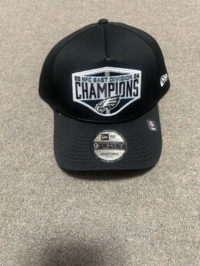 New Era Philadelphia Eagles NFC East Division Champions 2024 9Forty SnapBack Hat